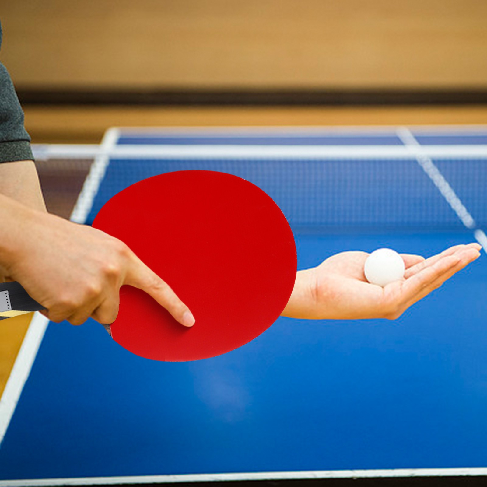 Set Paddle da Ping Pong Allenamento con Racchette in Fibra di Carbonio per Gioca - Foto 15 di 30