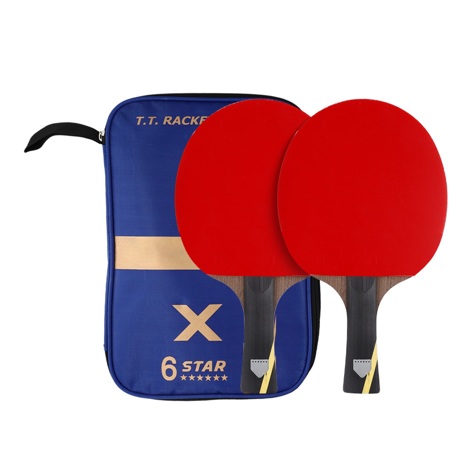 Set Paddle da Ping Pong Allenamento con Racchette in Fibra di Carbonio per Gioca - Foto 21 di 30