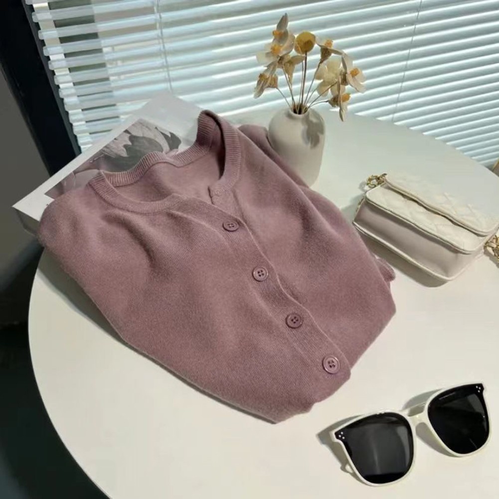 Loose Fit Cashmere Sweater Ideal for Spring Summer Autumn Winter Styles - Picture 22 of 23