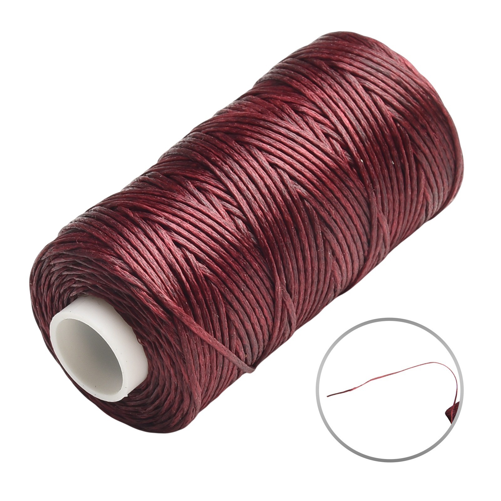 Versatile Waxed Sewing Line Thread for Leather Crafts 0 8mm Diameter 50M Length - Picture 24 of 36