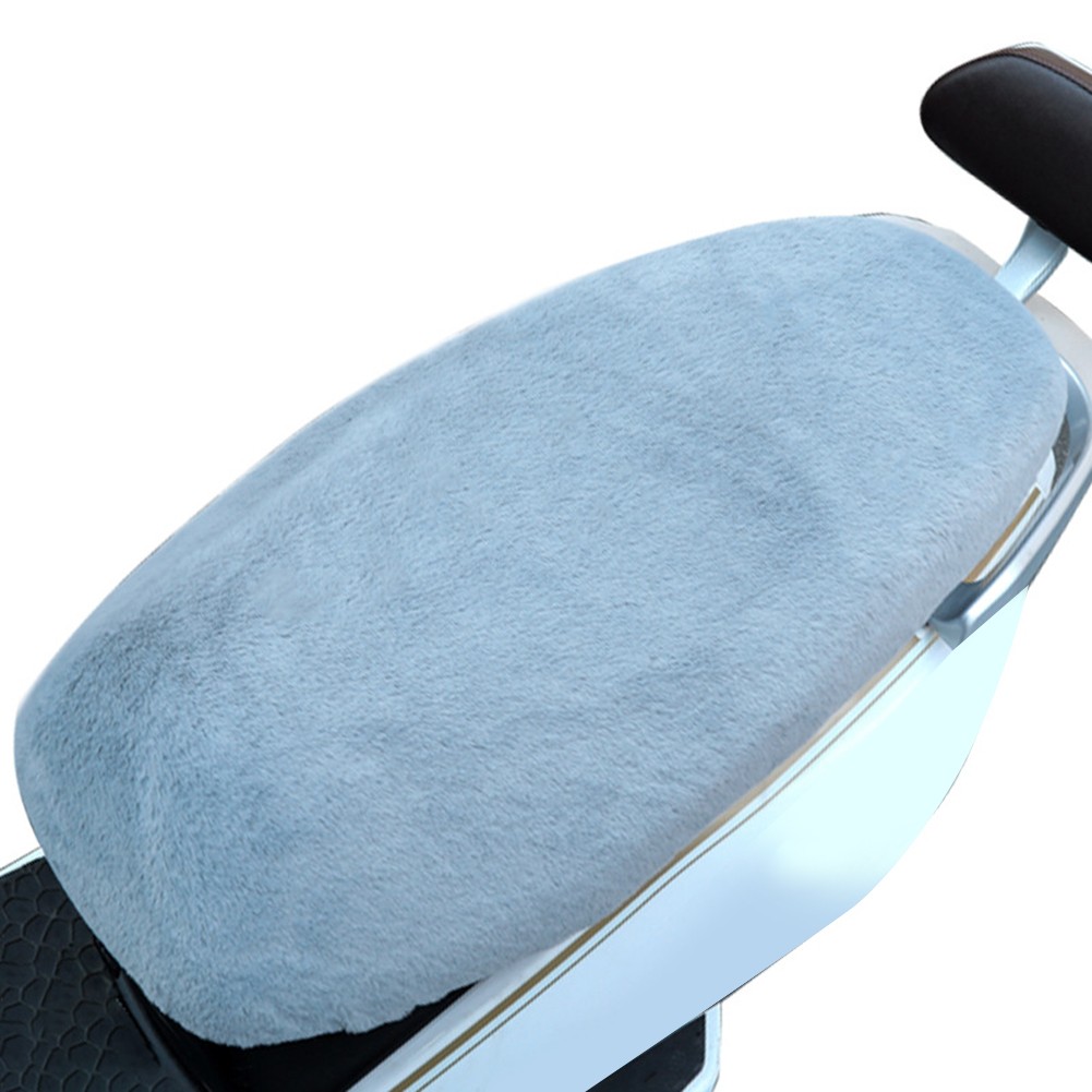 Warmth and Style Combined Motorcycle Cushion Cover with Fleece Material - Picture 16 of 19