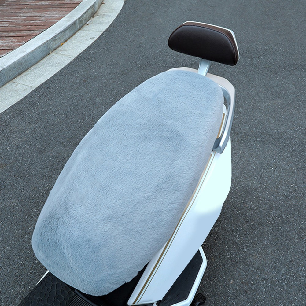 Warmth and Style Combined Motorcycle Cushion Cover with Fleece Material - Picture 17 of 19