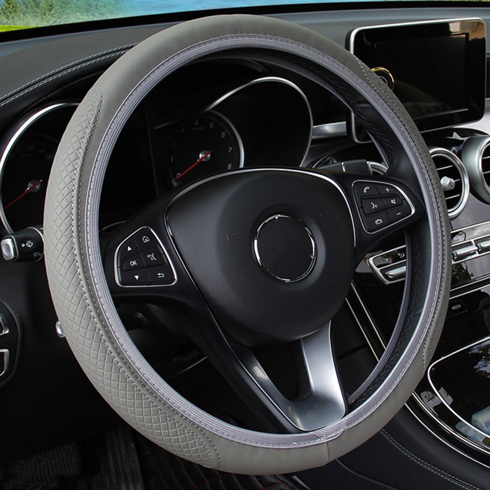 Ein Hauch von Luxus atmungsaktive rutschfeste Auto Lenkradbezüge verfügbar - Bild 14 von 26