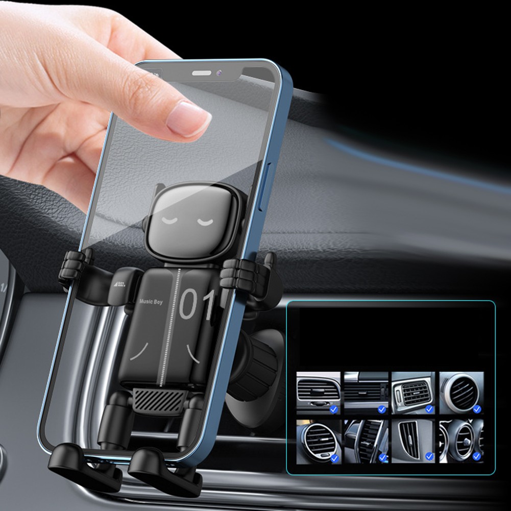 Fun et fonctionnel pour robot dessin animé pour support téléphone voiture pou - Photo 19 sur 28
