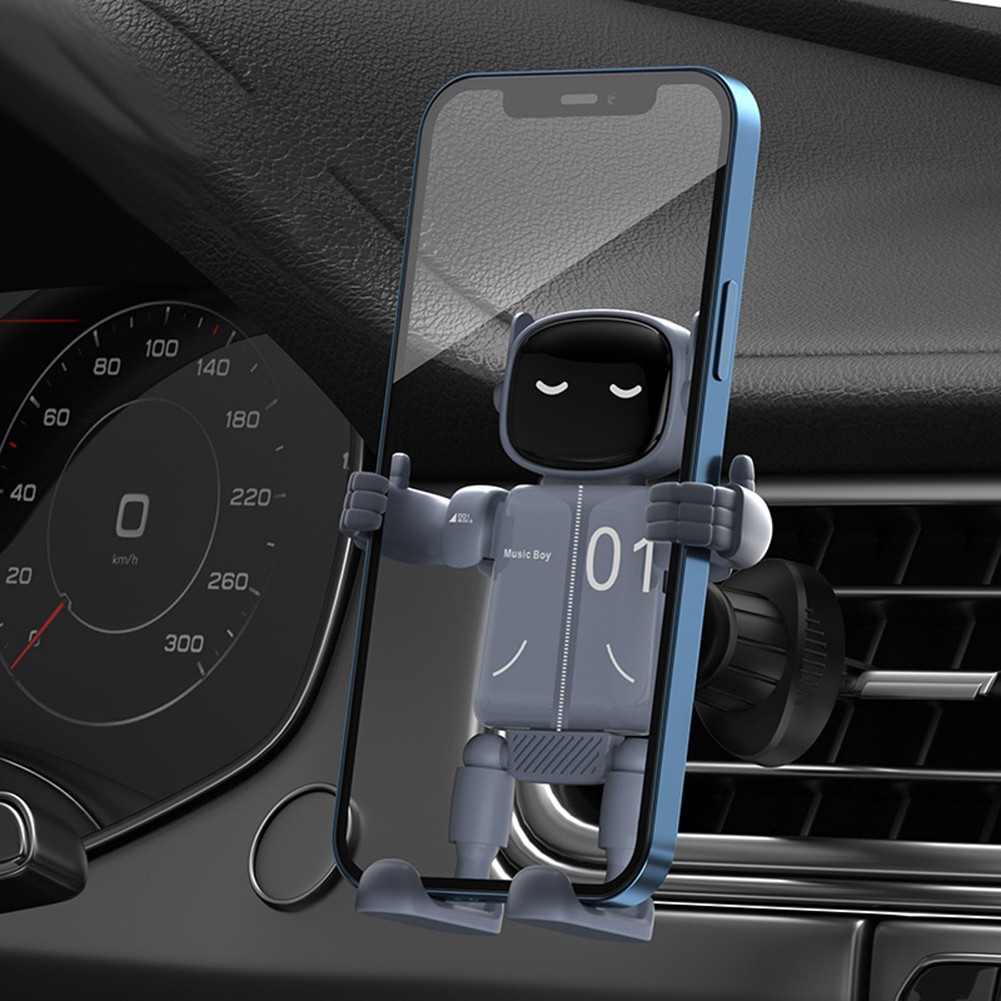Fun et fonctionnel pour robot dessin animé pour support téléphone voiture pou - Photo 28 sur 28