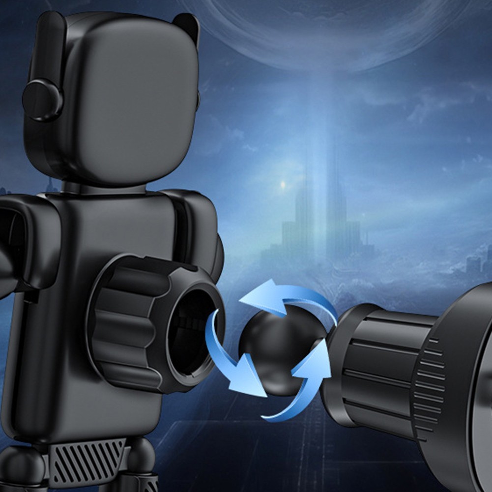 Fun et fonctionnel pour robot dessin animé pour support téléphone voiture pou - Photo 15 sur 28