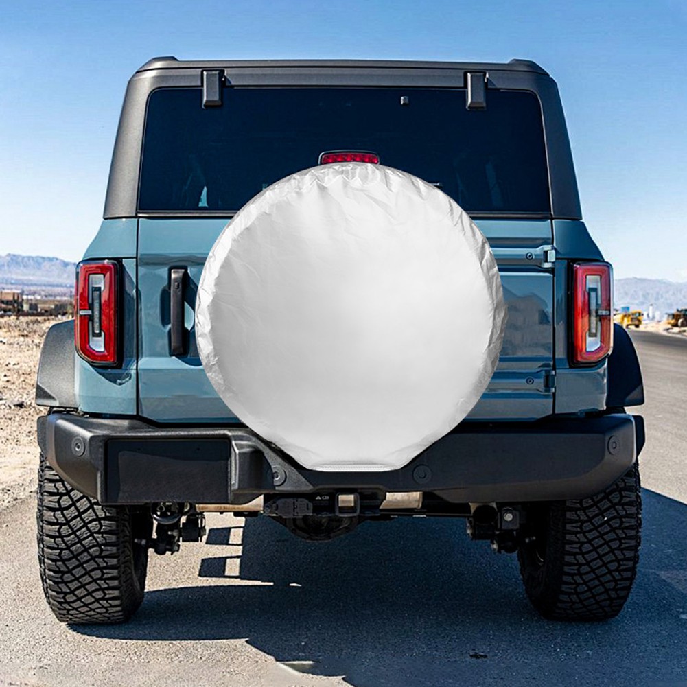 Effortless Maintenance 4Pcs Car Tire Covers with Strong Anti Wind Hooks - Picture 15 of 52