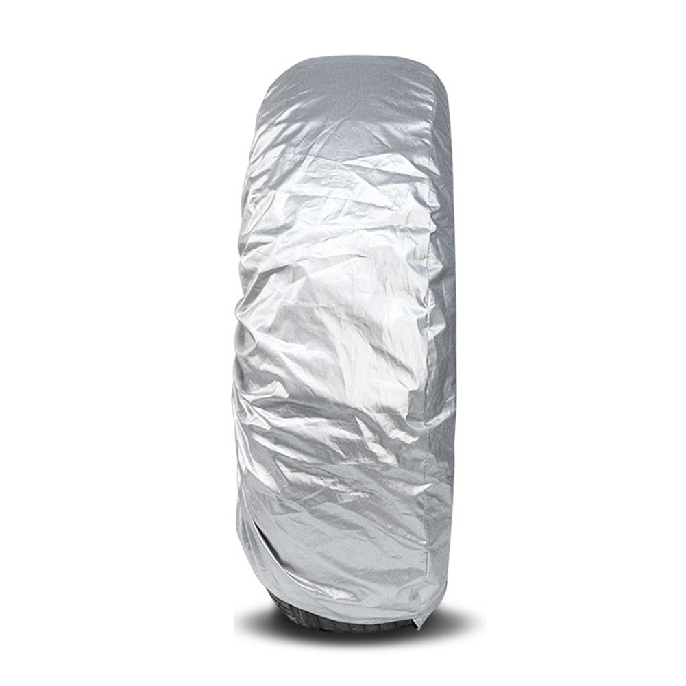 Effortless Maintenance 4Pcs Car Tire Covers with Strong Anti Wind Hooks - Picture 17 of 52