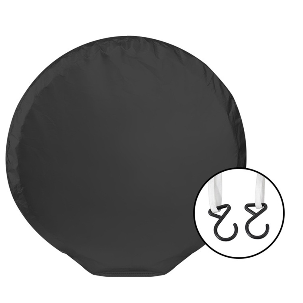 Effortless Maintenance 4Pcs Car Tire Covers with Strong Anti Wind Hooks - Picture 30 of 52
