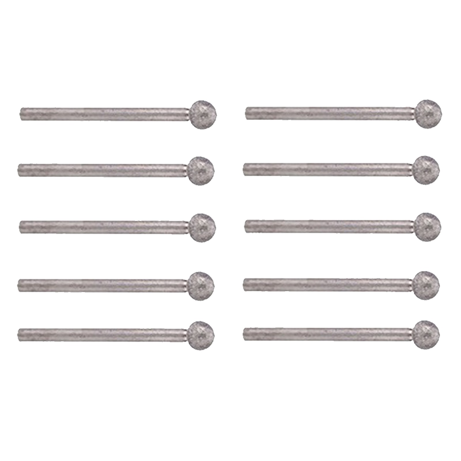 Silver Tone Color Needle Head Grinding Tools 4/5/6/8/10/12mm Diamond Kit - Picture 25 of 27
