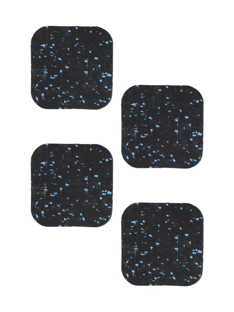 Ensemble de 4 tendance tapis en caoutchouc de protection de sol de gymnastique pour tapis