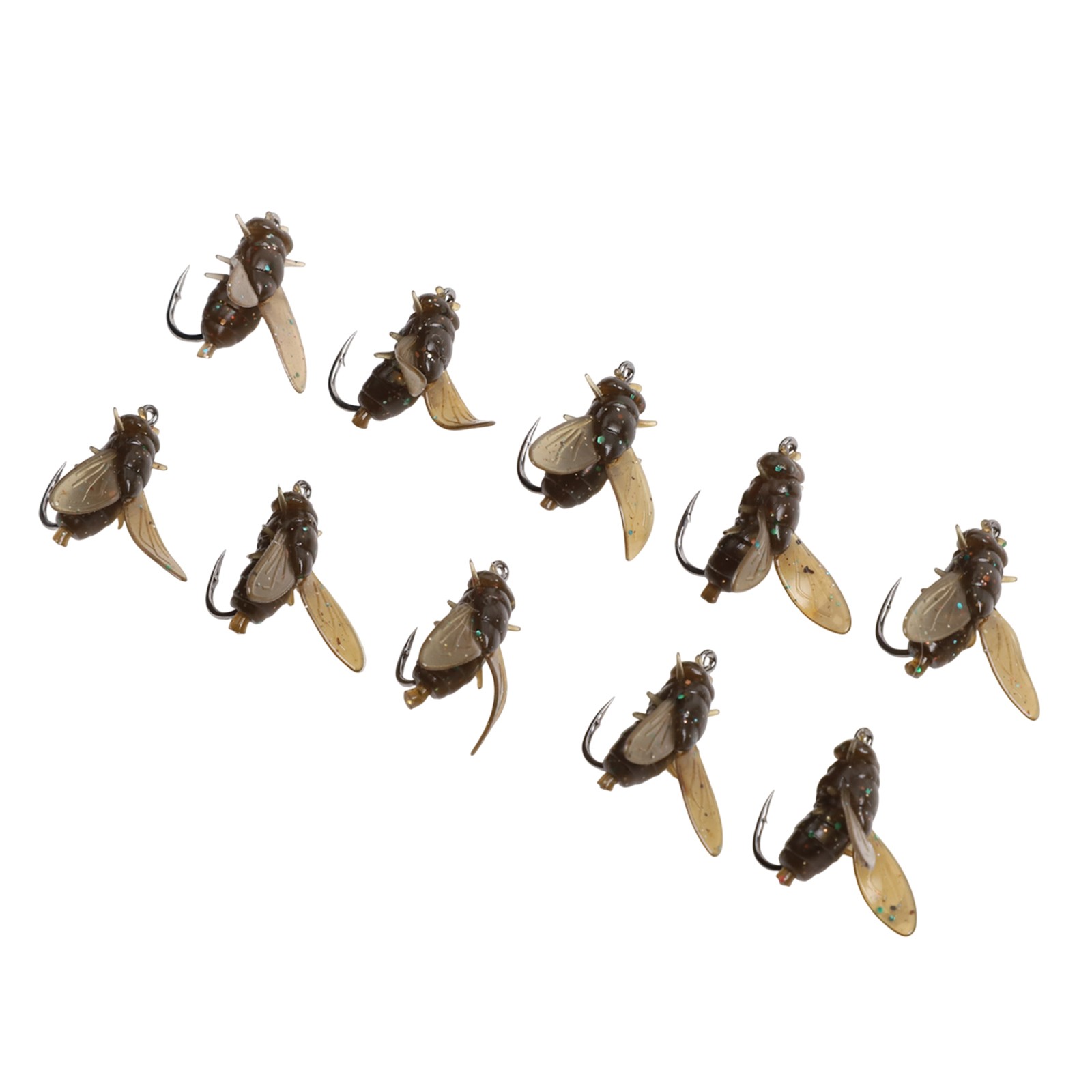 Jeu d'appâts à mouche réaliste 2010 pièces adapté à la pêche au saumon et - Photo 34/40