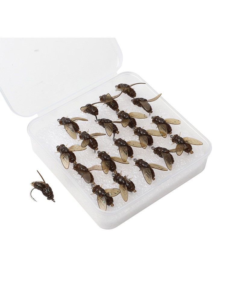 Jeu d'appâts à mouche réaliste 2010 pièces adapté à la pêche au saumon et - Photo 37/40
