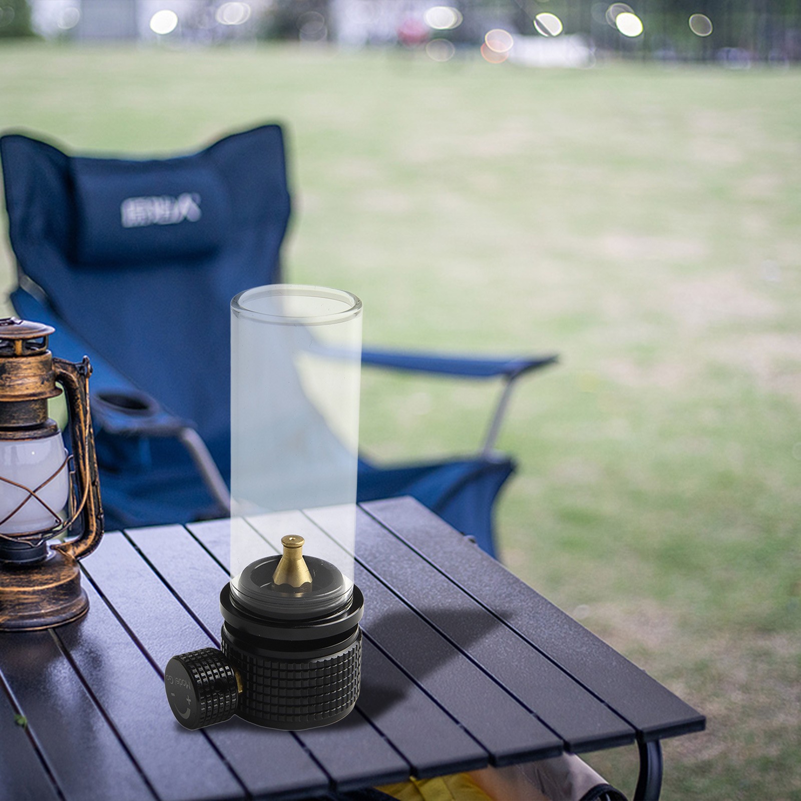 Lámpara de gas iluminada para camping al aire libre atmósfera lámpara de gas lámpara de tienda para senderismo - Imagen 36 de 44