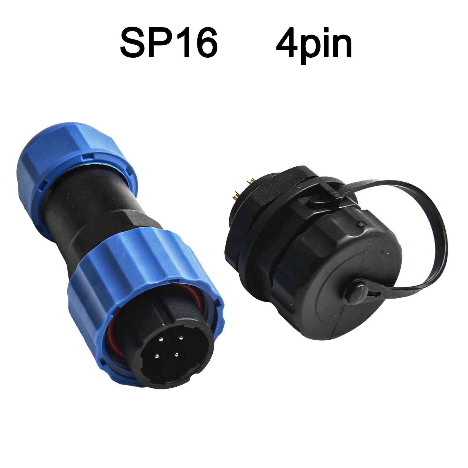 1pc SP16-Panel IP68-Waterproof-Plug Et Socket-Circular Connecteur De 2,3, 4,5, - Imagen 42 de 50