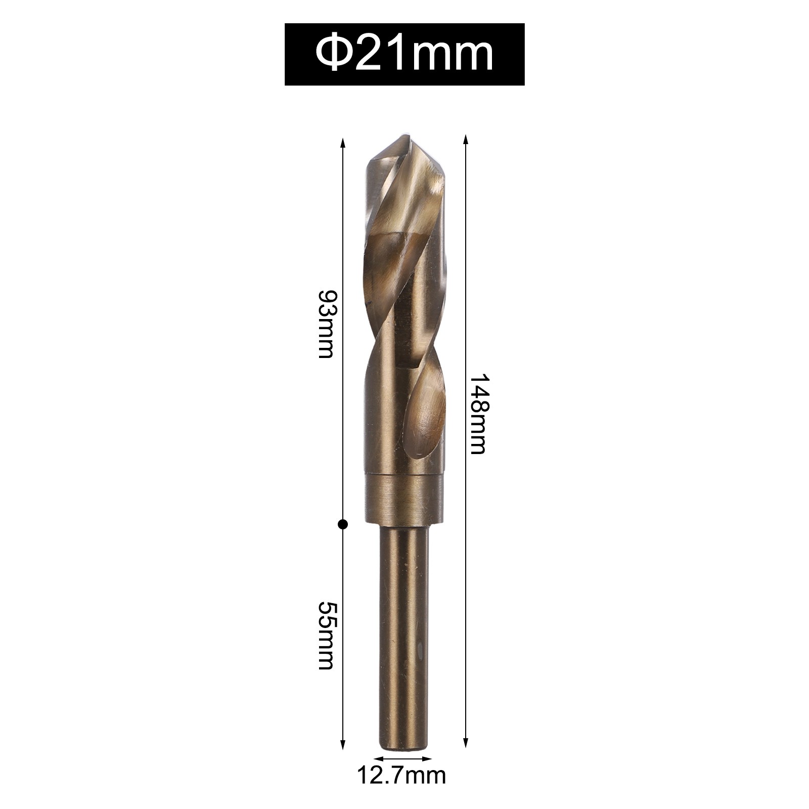 Quick Drilling Cobalt Drill Bit 21mm to 35mm for Hand and Bench Drills - Picture 13 of 78