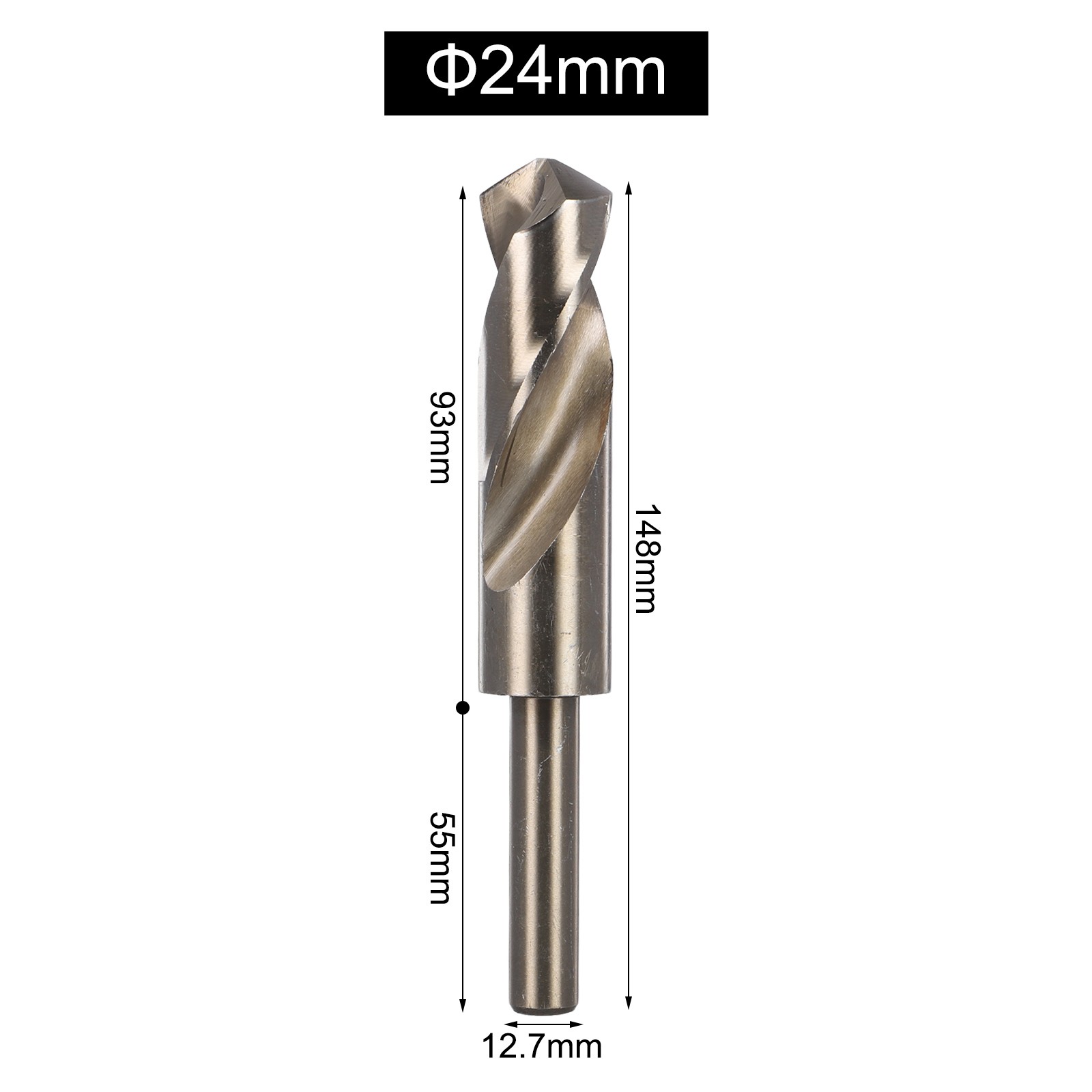 Quick Drilling Cobalt Drill Bit 21mm to 35mm for Hand and Bench Drills - Picture 35 of 78