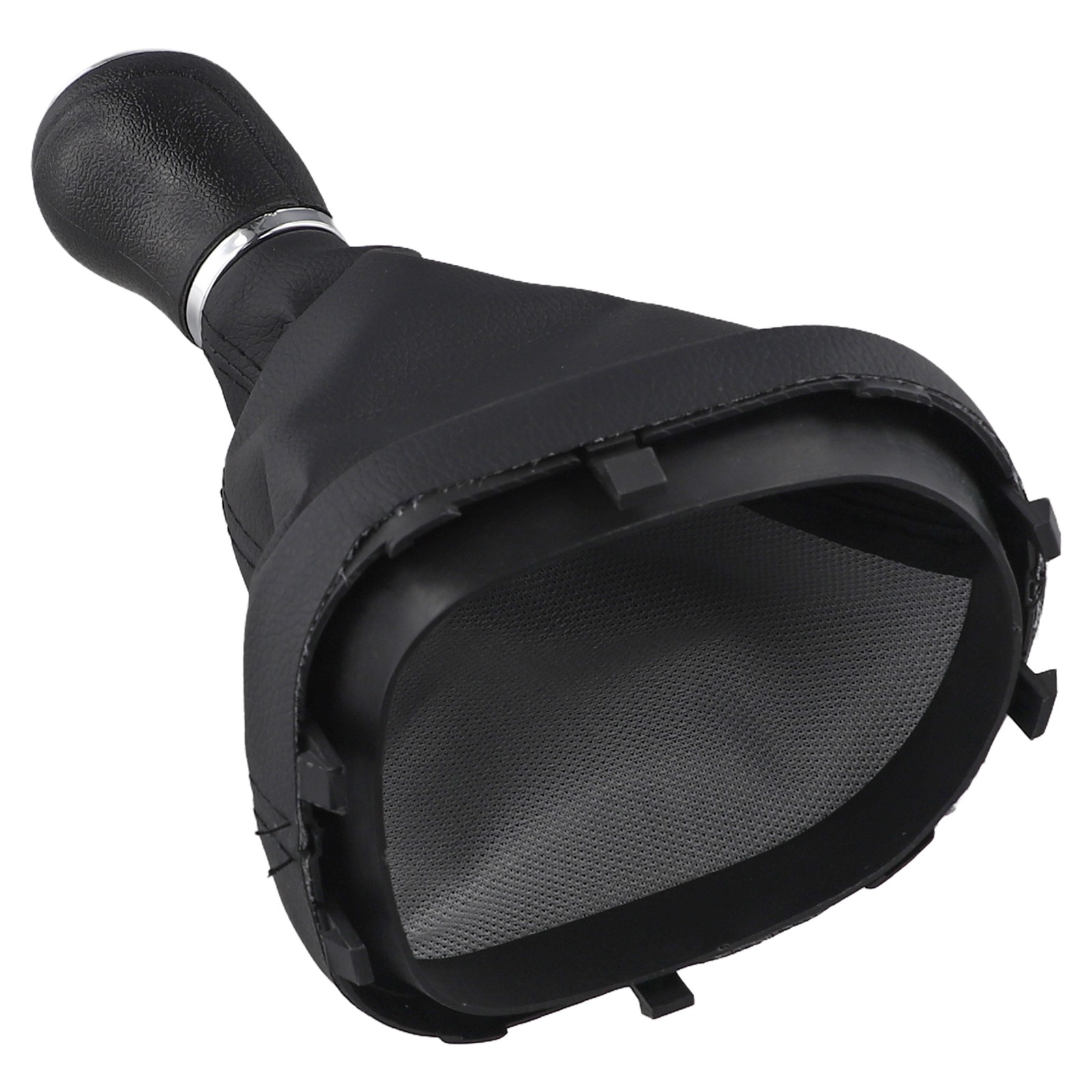For Touran Compatible Black Shift Knob with Leather Boot for Manual 6 Speed - Picture 28 of 48