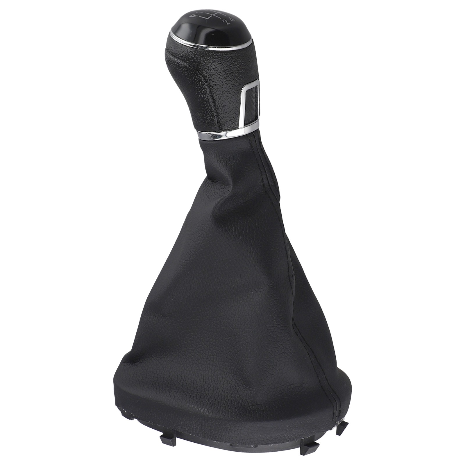 For Touran Compatible Black Shift Knob with Leather Boot for Manual 6 Speed - Picture 36 of 48