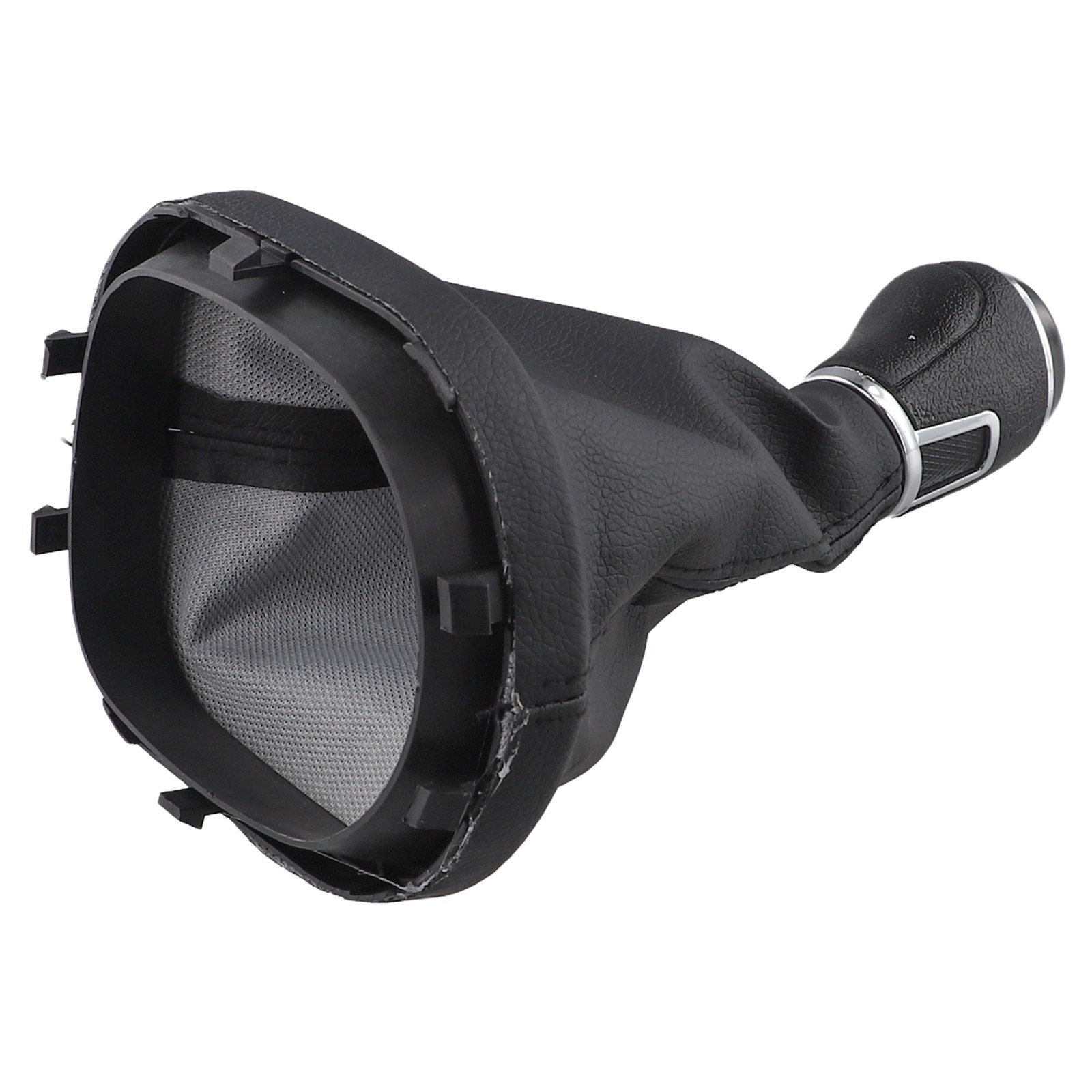 For Touran Compatible Black Shift Knob with Leather Boot for Manual 6 Speed - Picture 29 of 48