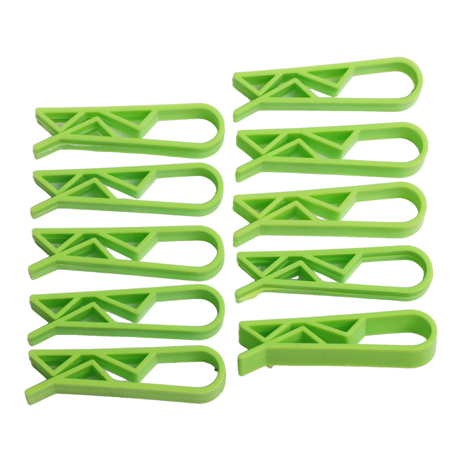 Juego de 4 10 soportes de clip de plástico resistente para asegurar bolsas de basura de cocina - Imagen 38 de 44
