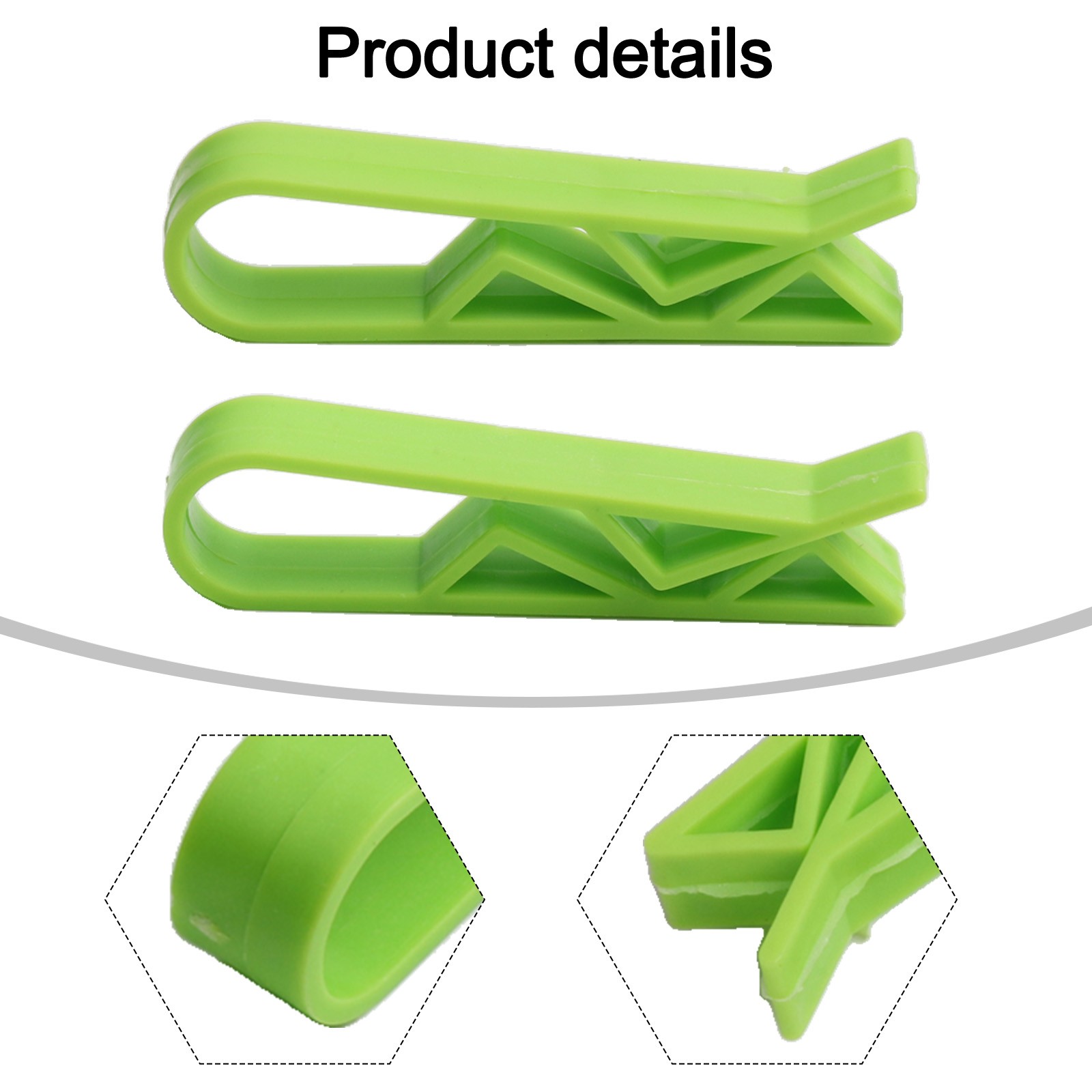 Juego de 4 10 soportes de clip de plástico resistente para asegurar bolsas de basura de cocina - Imagen 36 de 44