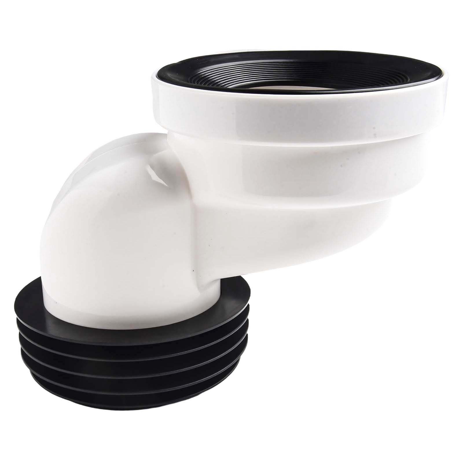 WC Rohr Düse Ablauf gerade/exzenter Verbinder Premium PVC Material - Bild 48 von 58
