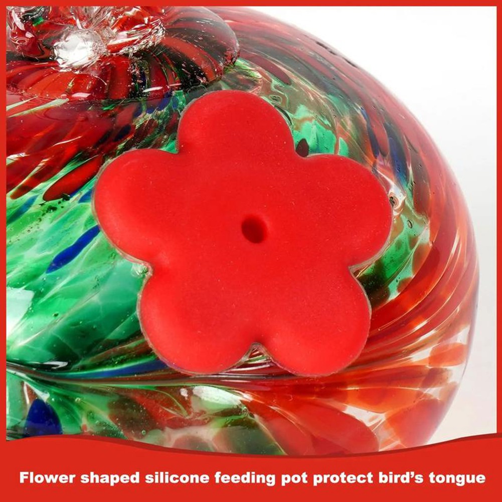 Sleek For outdoor Design Hanging Metal Hummingbird Feeders with Protection - Bild 17 von 28