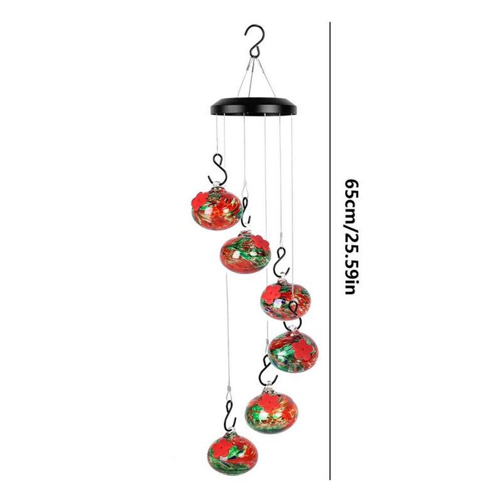 Sleek For outdoor Design Hanging Metal Hummingbird Feeders with Protection - Bild 14 von 28