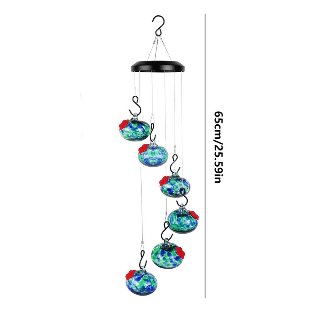 Sleek For outdoor Design Hanging Metal Hummingbird Feeders with Protection - Bild 22 von 28