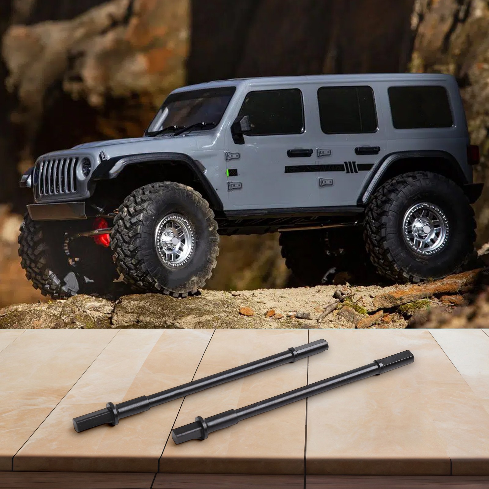 For Crawler Vehicle Transmission Shafts Compatible with For SCX10 Models - Picture 19 of 30
