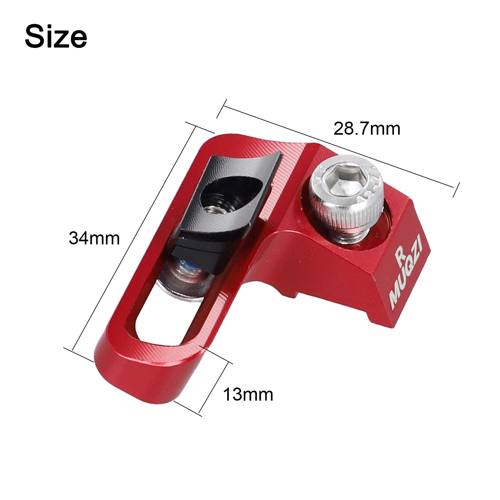 Adaptador de palanca de cambios de bicicleta mecanizado CNC en material ligero de aleación de aluminio - Imagen 36 de 61