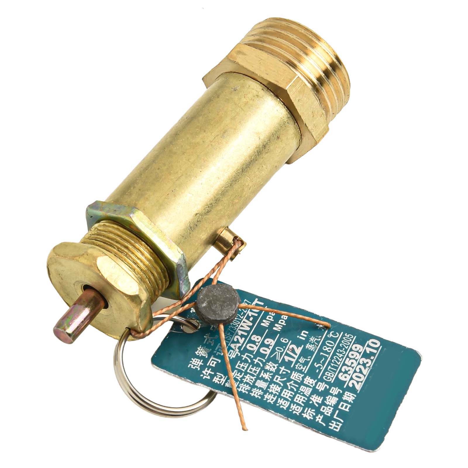 Válvula de seguridad compresor de aire válvula de alivio liberación seguridad fácil instalación - Imagen 20 de 28