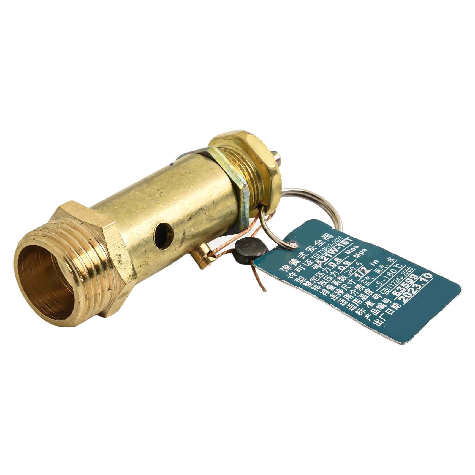 Válvula de seguridad compresor de aire válvula de alivio liberación seguridad fácil instalación - Imagen 13 de 28