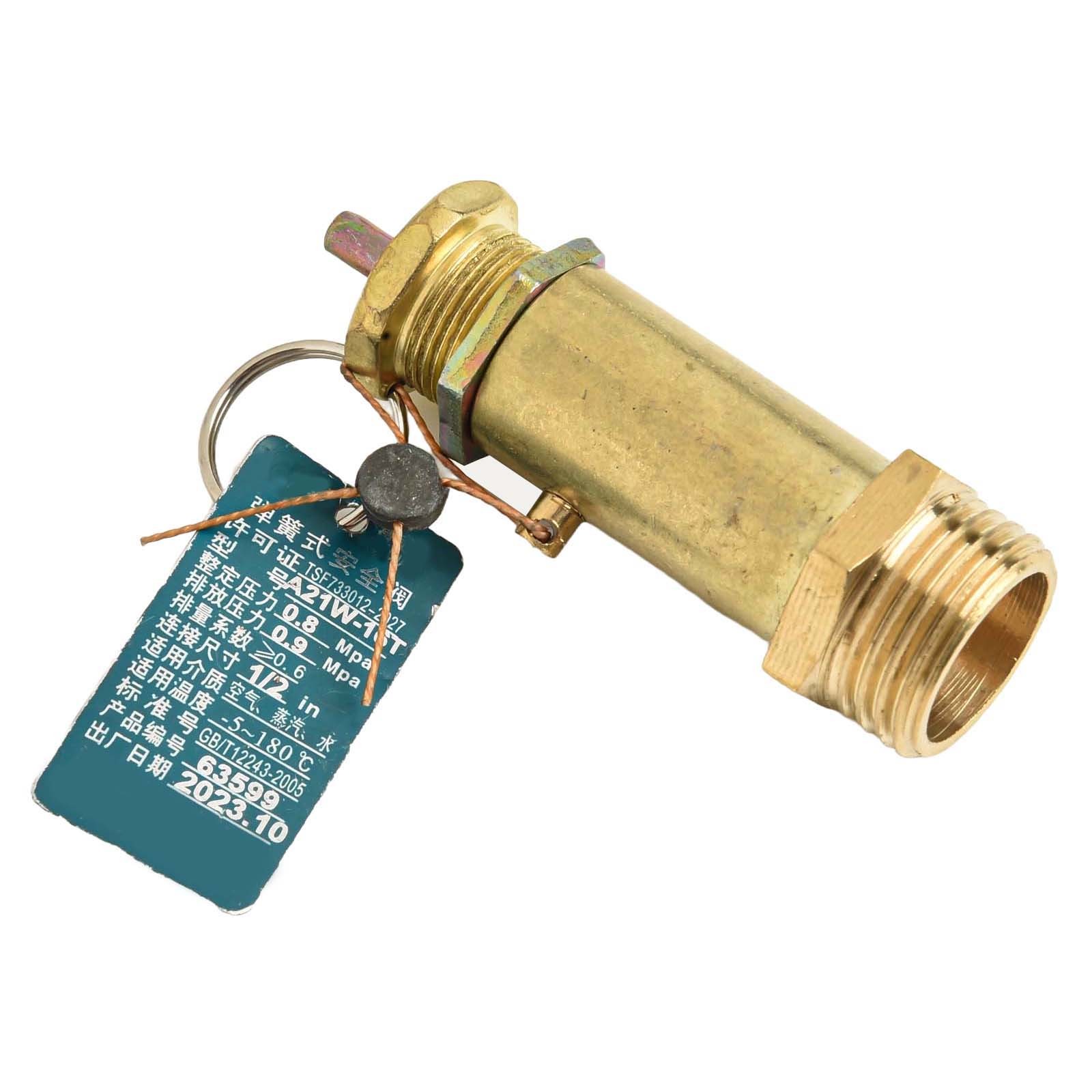 Válvula de seguridad compresor de aire válvula de alivio liberación seguridad fácil instalación - Imagen 22 de 28