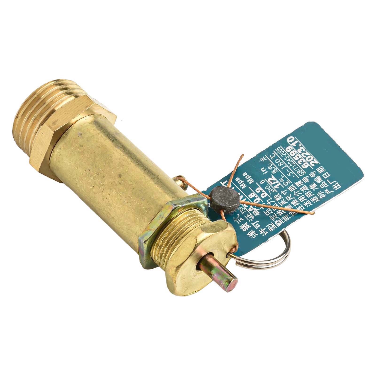 Válvula de seguridad compresor de aire válvula de alivio liberación seguridad fácil instalación - Imagen 21 de 28