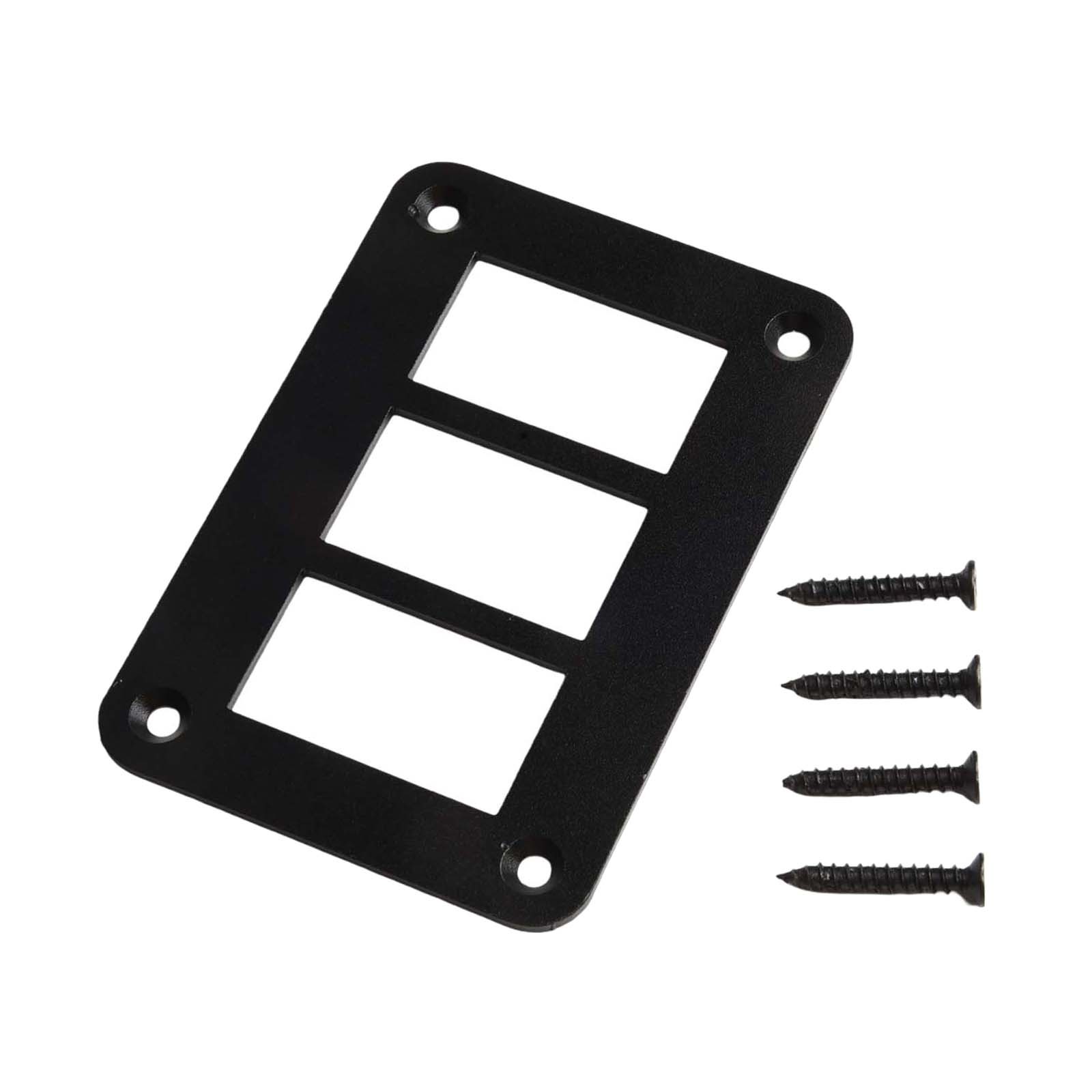 Aesthetic and Functional Black Aluminum Rocker Switch Panels on Sale Today