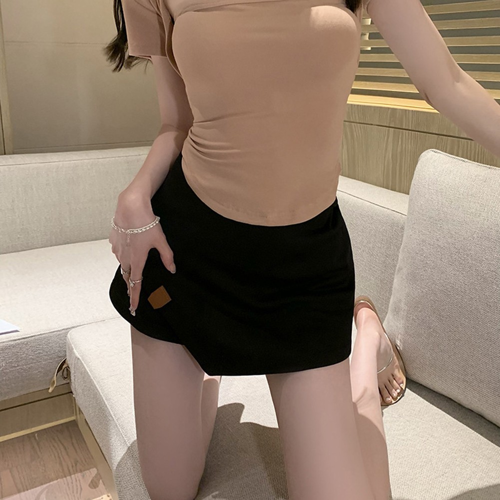 Irregular Hemline High Waist Skirt Perfectly Suited for Summer Fashion - Picture 15 of 32