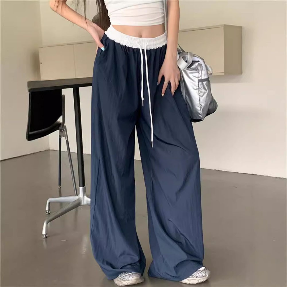 Damen Oversize Gestreifte Hose für Y2K Style Hip Hop Streetwear Look - Bild 13 von 62