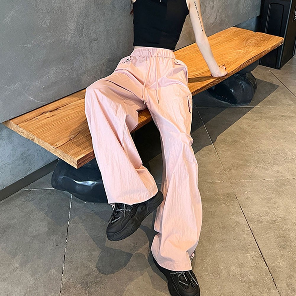 Pantalon coton 2024 jambes larges pour femme parfaitement adapté à porter toutes saisons