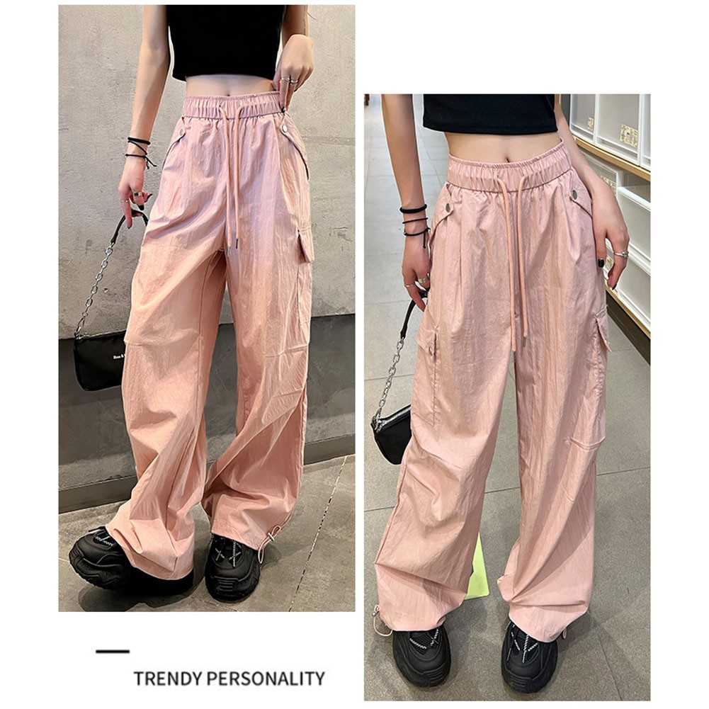 Pantalon coton 2024 jambes larges pour femme parfaitement adapté à porter toutes saisons