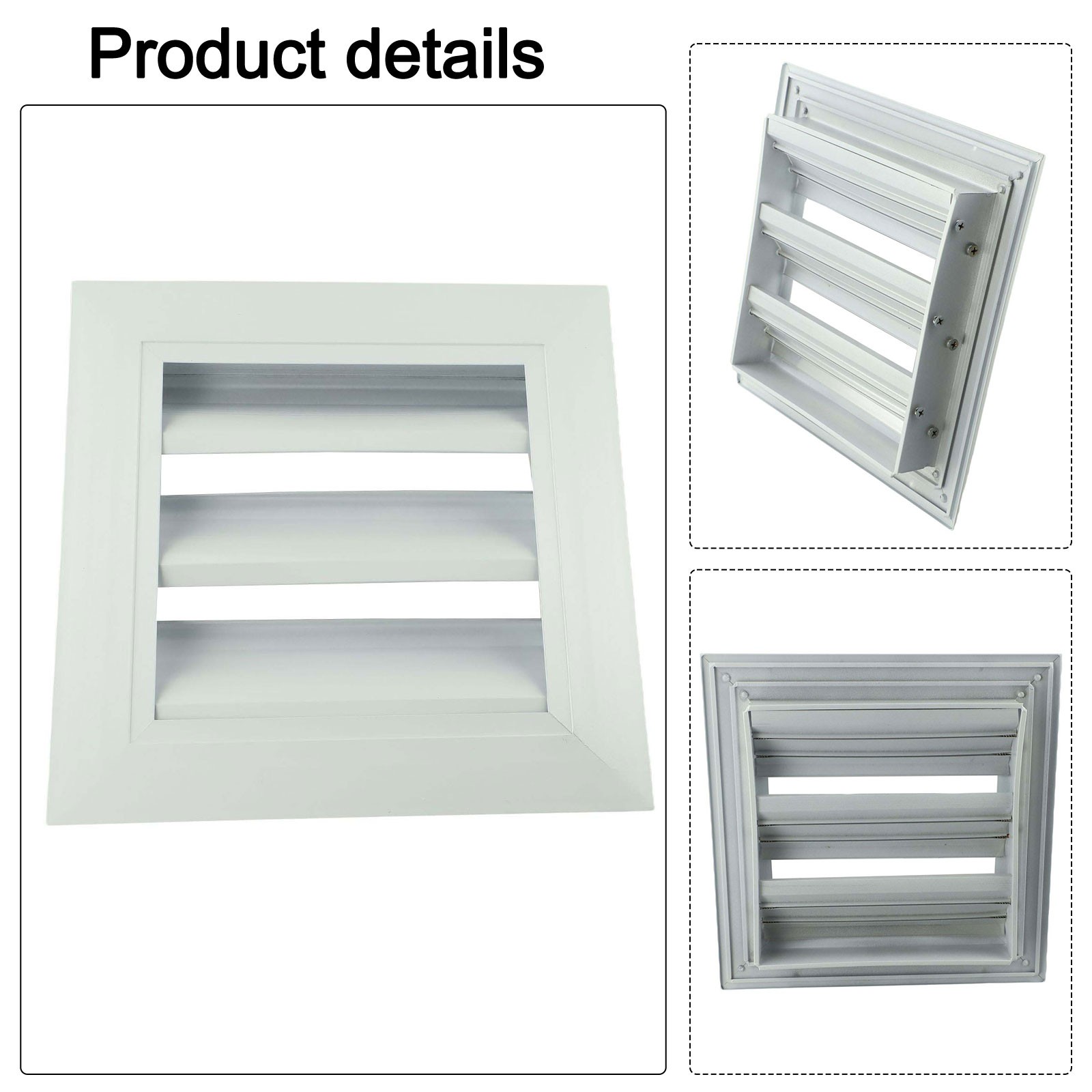 Aluminum Alloy Vent Cover for Efficient Airflow in Various Environments