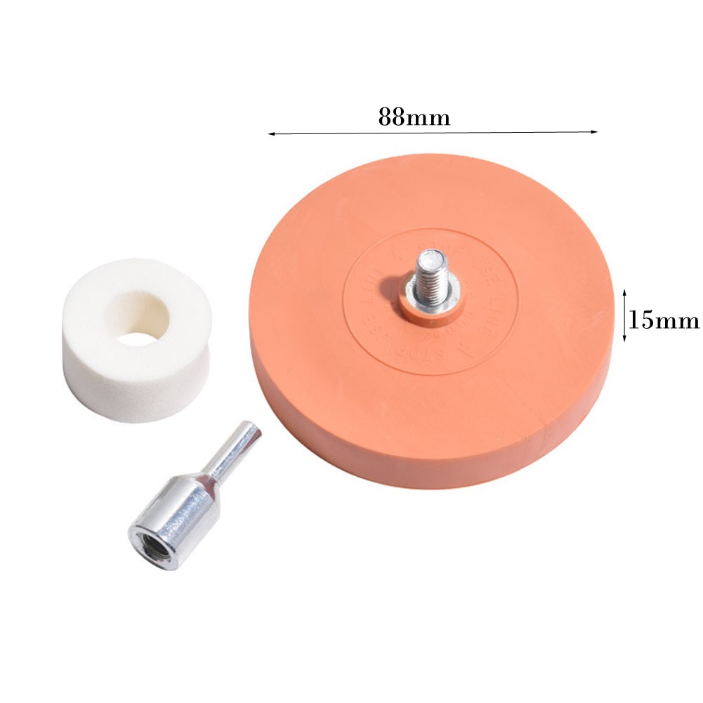 Pneumatic Rubber Eraser Wheel Designed for Fast and Effective Decal Removal