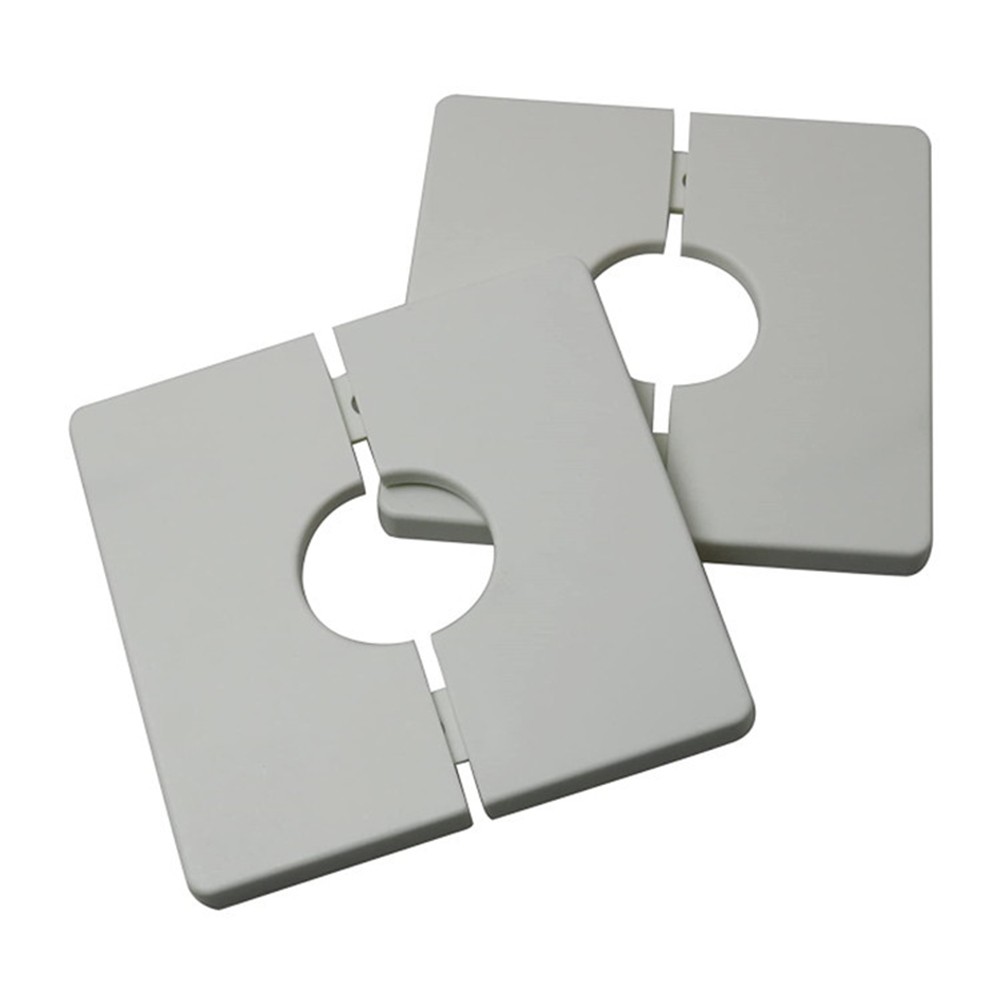 Square Cap Cover for Wall Openings Wire and Pipe Protection Set of Two