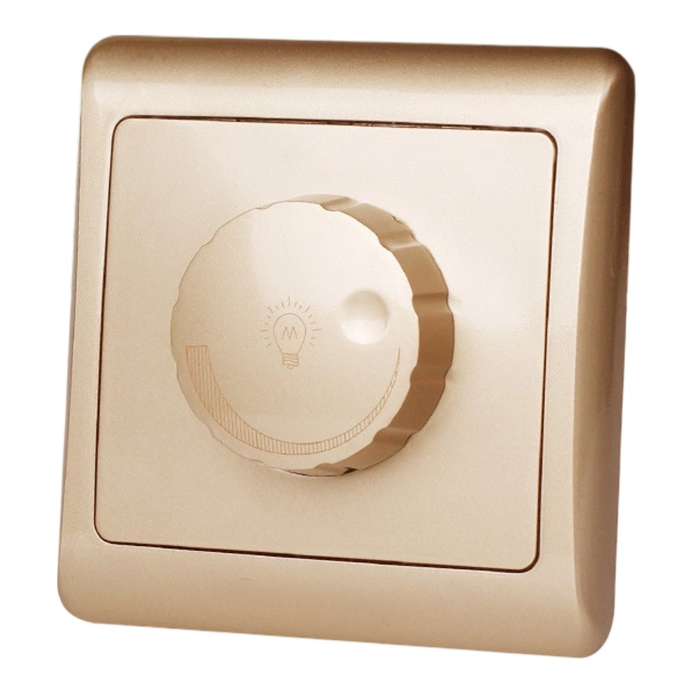 Rotary For Dimmable Light Switch Compatible with LED and Incandescent Bulbs
