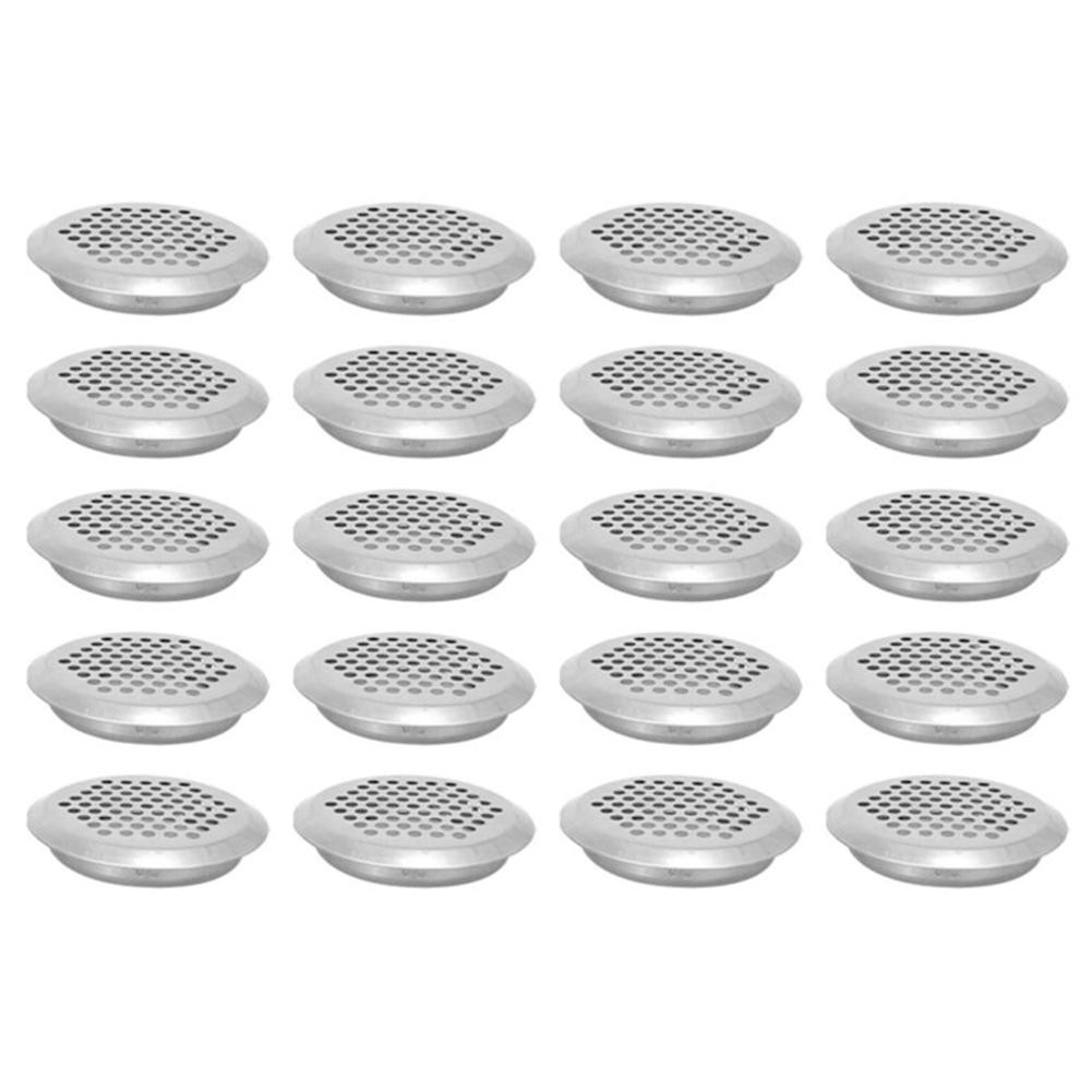 High Durability Stainless Steel Ventilation Grilles Pack of 20 with Snap Design