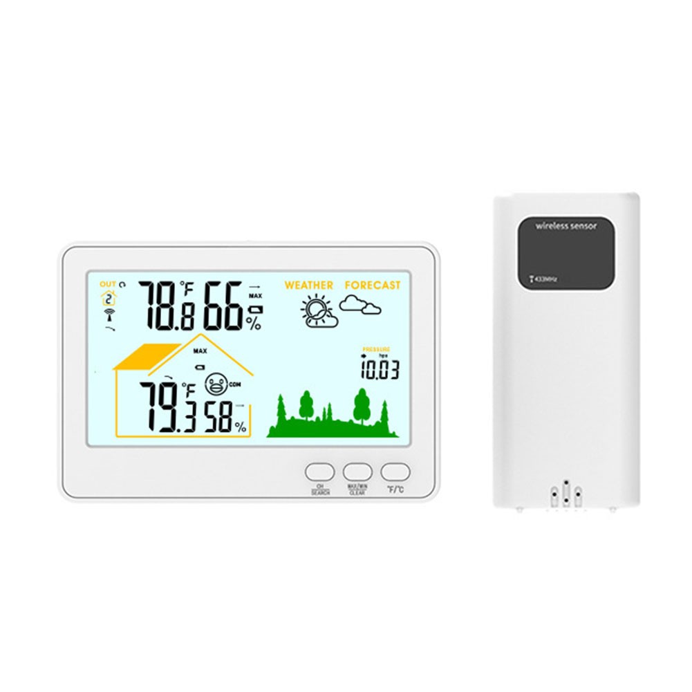 Indoor Outdoor Wetterstation mit soldes Speicher für Temperatur und Luftfeuchtigkeit
