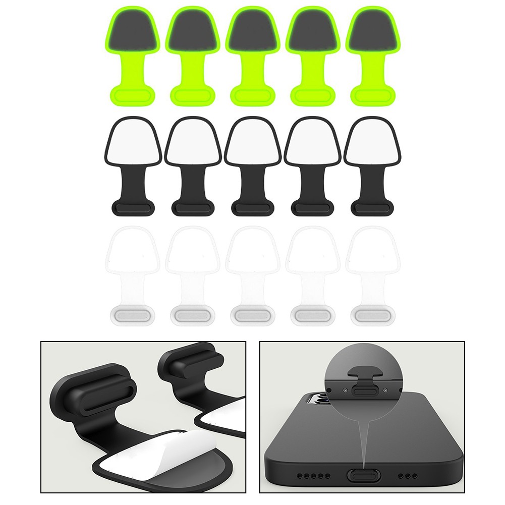 USB C Port Safety Covers Made of Silicone for Effective For Protection