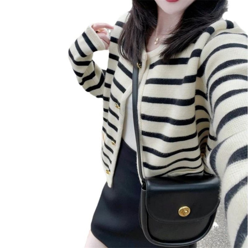 Must Have Womens Striped Knitted Cardigan for Spring and Summer Styles - Picture 17 of 25