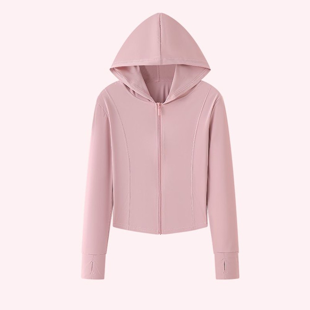 Casual Womens Sportswear with Hood for Sun Protection in Spring Summer - Picture 13 of 60